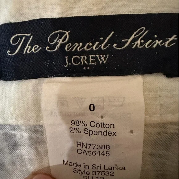 J. Crew The Pencil Skirt Leopard Print Size 0 - Picture 3 of 8